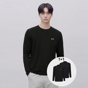 [K2][26SS] 공용 2PACK 밸류 패키지 긴팔 라운드 티셔츠_GMM26283