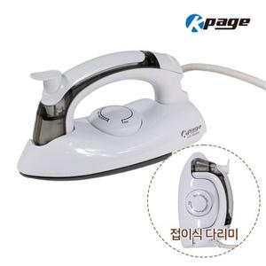 케이페이지 여행용 미니 스팀 다리미 KEI-S800W 세라믹코팅열판 110V-220V프리볼트 강력스팀 온도조절