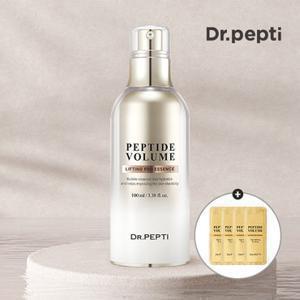 닥터펩티 [더블쿠폰5%]펩타이드 볼륨 리프팅프로 에센스 100ml+(증정)리프팅 프로 파우치4매 (정가 109,000원)