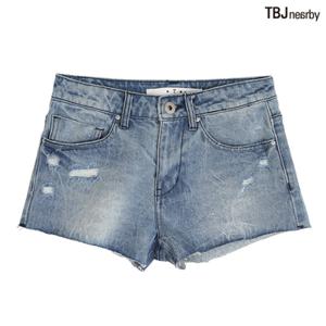 [TBJ]여성 구제 숏 데님 (A LINE) (T182DP621P)