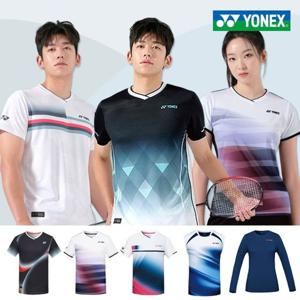 요넥스 요넥스 남성 여성 반팔 긴팔 배드민턴 티셔츠 경기복 243TS009M