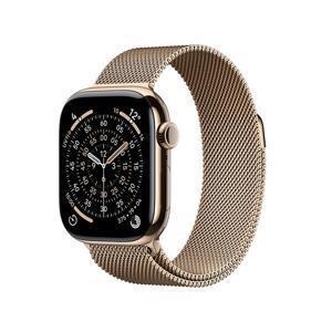 Apple 애플워치 11 42mm, GPS + Cellular (골드 티타늄, 골드 밀레니즈 루프, Regular) - [MF8Y4KH/A]