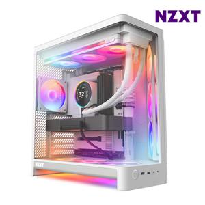 NZXT NZXT H6 RGB PLUS 화이트 PC케이스 미들타워케이스 예약판매