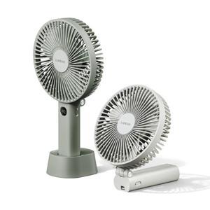루메나 빅팬 휴대용 탁상용 폴더블 선풍기 FAN PRO MAX V (크림화이트)[최대24시간무선사용/무선충전크래들/최대6.5m/s풍속]