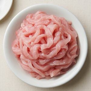 [농협안심한돈][냉장] 국내산 돼지 등심 잡채용 500g