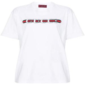 해외배송 26SS 구찌 프린트 반팔 티셔츠 788093 XJGL69074 White