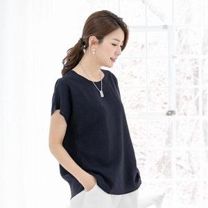 [우일인견]여름 데일리룩 시원한 쿨링 인견 반팔 가오리 블라우스