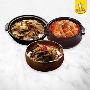 [원할머니] 육개장 2팩+뚝배기불고기 2팩+김치찌개 2팩