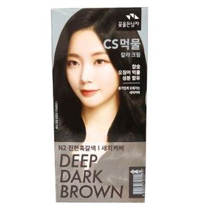 [베스트쇼핑]꽃을든남자 오징어 먹물염색약 진한흑갈색 N2 x5개