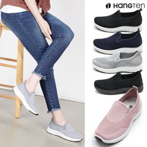 행텐 HT-252 여성 메쉬 니트 슬립온 스니커즈 운동화 단화