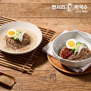 [여주맛집] 천서리막국수 총 14팩 (메밀면 14팩 + 동치미육수 7팩 + 비법양념장 7팩)