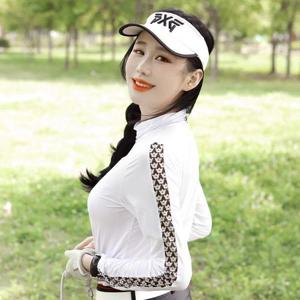 [체스]크라운소매 쿨 여성골프 이너웨어