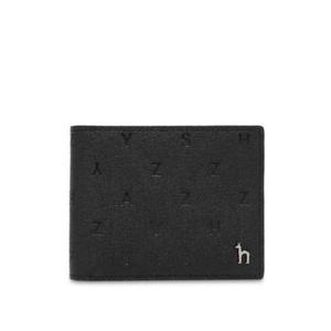 갤러리아_헤지스핸드백 [HJWA3E562BK] 남성 데일리 블랙 로고 엠보 가죽 2단