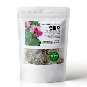 [늘해찬] 볶은 국산 연잎차 50티백