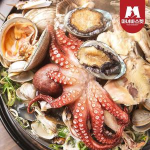 [마녀바스켓] 해신탕 2인분(닭1.2kg+약초1팩+전복(2미)120g+새우5미)
