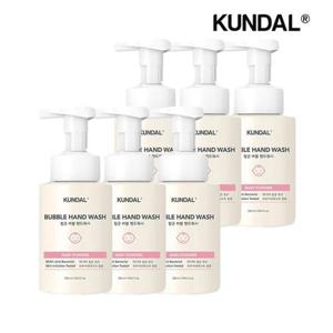 [쿤달]쿤달 퓨어 앤 세이프 버블 핸드워시 베이비파우더 300ml x6개