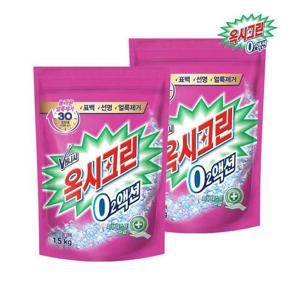 [옥시크린]옥시크린 오투액션 분말 표백제 1.5kg x2개