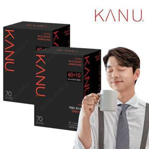 [카누]동서 카누 마일드 로스트 아메리카노 60T+10T X 2개 총 140T 레귤러 커피 (36181824)