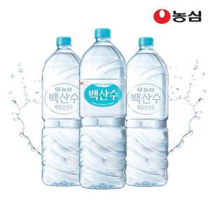 [농심]백산수 2L 유라벨 6병 + 무라벨 6병