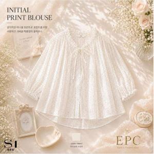 [SI]도트 프릴 쉬폰 블라우스(SM-BAE2440)_epc