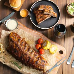고기몽땅 폭립 갈비맛 + 오리지널맛 750g x 2팩 (총 1.5kg)