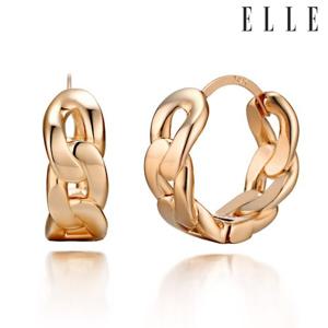 [엘르주얼리] 14K 체인 원터치 귀걸이 (gold pin) ELGPEE368