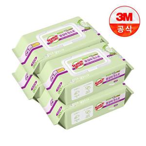 [3M]베이직 더블액션 물걸레 청소포 플러스 표준형 30매 x 4개