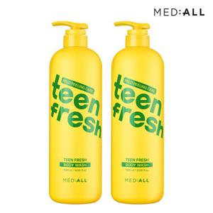 메디올 틴 프레시 청소년 트러블진정 바디워시 1000ml 2개
