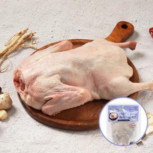 [두메산골] 오리백숙 재료 (냉장 통오리 1.9kg내외+7가지 한방 부재료 100g)