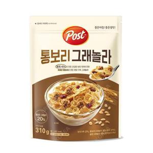 [포스트]포스트 통보리 그래놀라 310g 간식 씨리얼 보리 과자 곡물 (13927182)