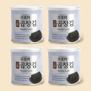 하나맛김 보령 일품 무조미곱창김 캔김 22g x 4캔