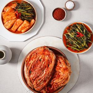 [양혜정김치] 전통김치- 포기김치 6kg+총각김치 2kg+열무김치 2kg