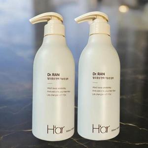 [셀러허브_뷰티]하아르 닥터란 계란유래단백질 샴푸 500ml+500ml 탈 모샴푸
