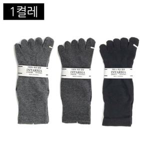 여성 발가락양말 3컬러 1P 땀흡수 데일리 삭스 양말 (WAF80F8)