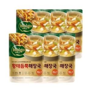 비비고 황태 듬뿍 해장국 460g x 6개
