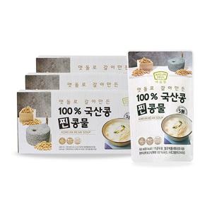 [아름뜰] 맷돌로 갈아만든 100% 국산콩  찐콩물 60팩