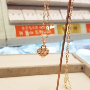 [볼라레]14K스카시 하트목걸이 (GN506)
