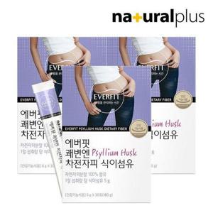 갤러리아_에버핏 쾌변엔 100% 차전자피 식이섬유 30포 3박스