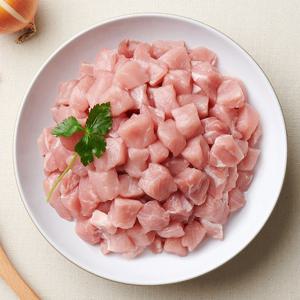 [농협안심한돈][냉장] 국내산 돼지 등심 짜장/카레용 500g