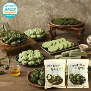 [장수록]모시 냉동 깨 송편1kg+냉동 동부송편1kg