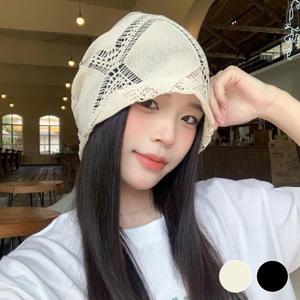 다이야 얇은 펀팅 포인트 여름 니트 비니 남여공용 두건