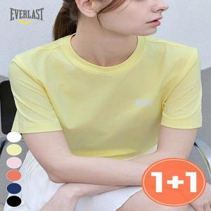 [이삐다]1+1 에버라스트 여성 썸머 소로나 반팔티셔츠 데일리룩 6컬러 90-110 Bon-2655s2