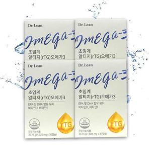 [닥터린][닥터린] 닥터린 초임계 알티지 오메가3 1025mg 30캡슐 X 4 TB (41266282)