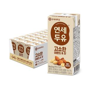 연세우유 아몬드 잣 190ml 24팩