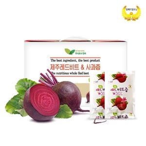 [임페리얼모닝]제주레드비트&사과즙 100ml 30포 2박스