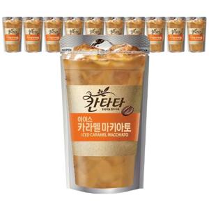 롯데칠성 칸타타 아이스 카라멜마끼야또 230ml x 10개