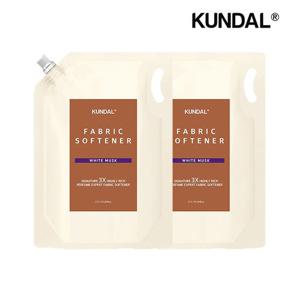 쿤달 시그니처 3배 초고농축 리치 퍼퓸 엑스퍼트 섬유유연제 리필팩 화이트머스크 2.7L x2개