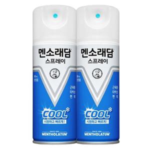 멘소래담 스프레이 쿨타입 180mlx2개 / 쿨파스 뿌리는 파스 스프레이 파스