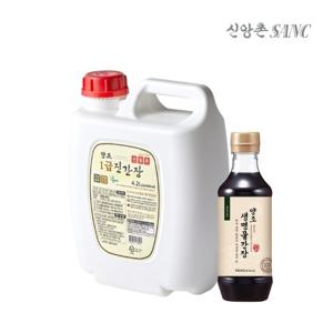 [신앙촌] 양조간장 집밥요리 6호(1급 진간장 4.2L×1,생명물간장 500mL×1)