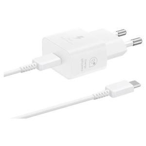 삼성 25W PD 충전기 절전형 (화이트, USB C to C 케이블 포함)